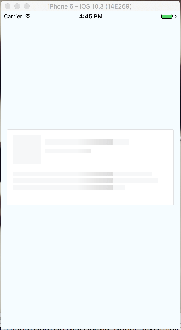 Complete content placeholder React Native placeholder animation